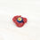 Miniature : Broche coquelicot - cabochon d'onyx