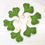 Miniature : Boucles d'oreilles ginkgo biloba - vert foncé
