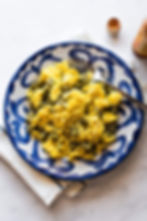 Con nopalitos / Scrambled with prickly pear
