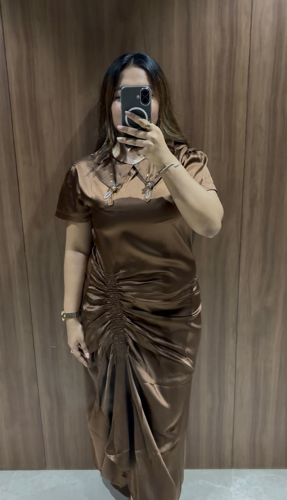 Thumbnail: Satin Tassel Dress
