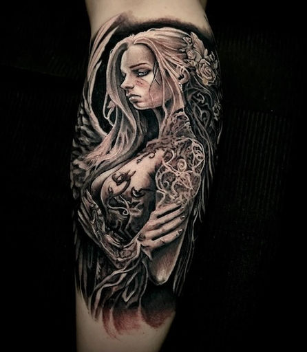 Black & Gray Tattoo