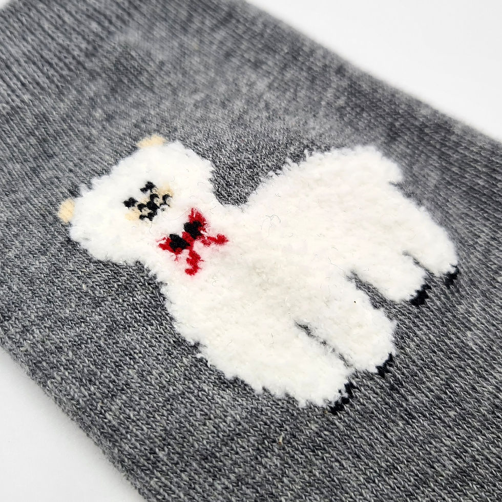 Thumbnail: Fluffy Alpaca - Grau