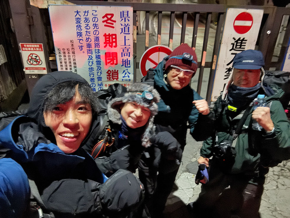 トンネル前にて元気な時にぱしゃり