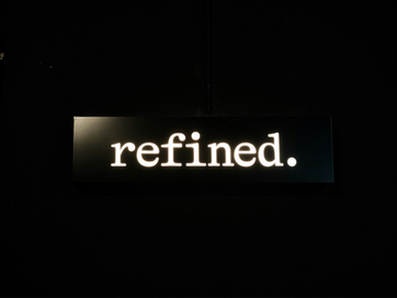 illuminated fret cut sign