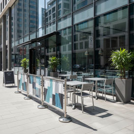 asthetic Cafe barrier