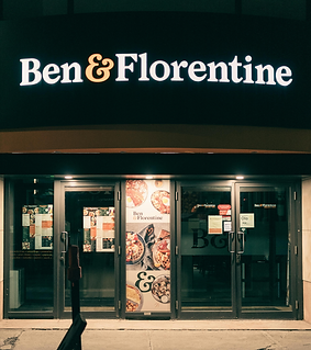 restaurant fret cut sign