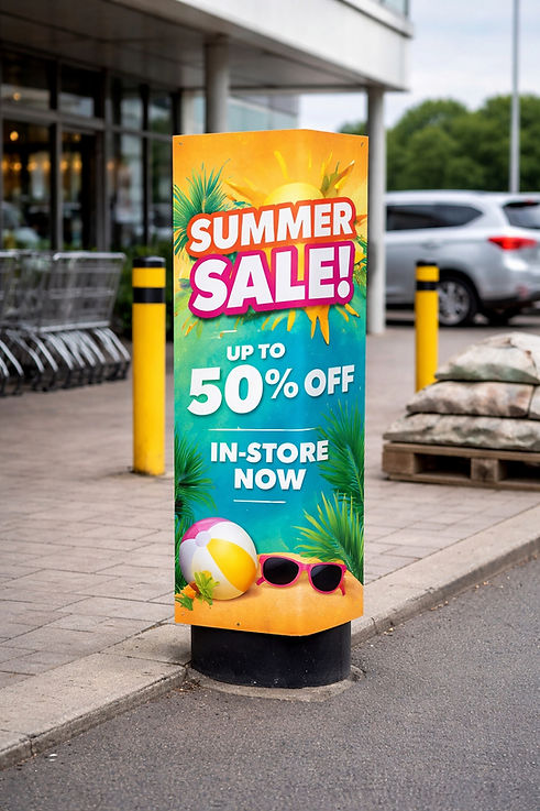 Bollard Cover Display