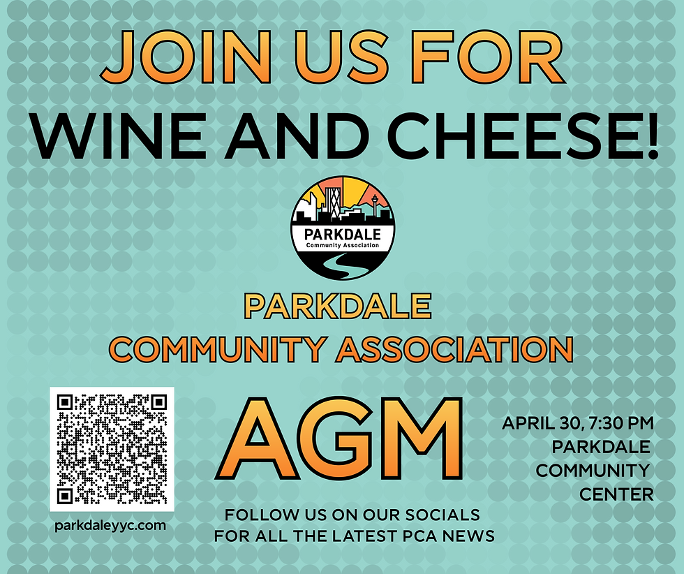 Parkdale Community Association AGM and Wine & Cheese