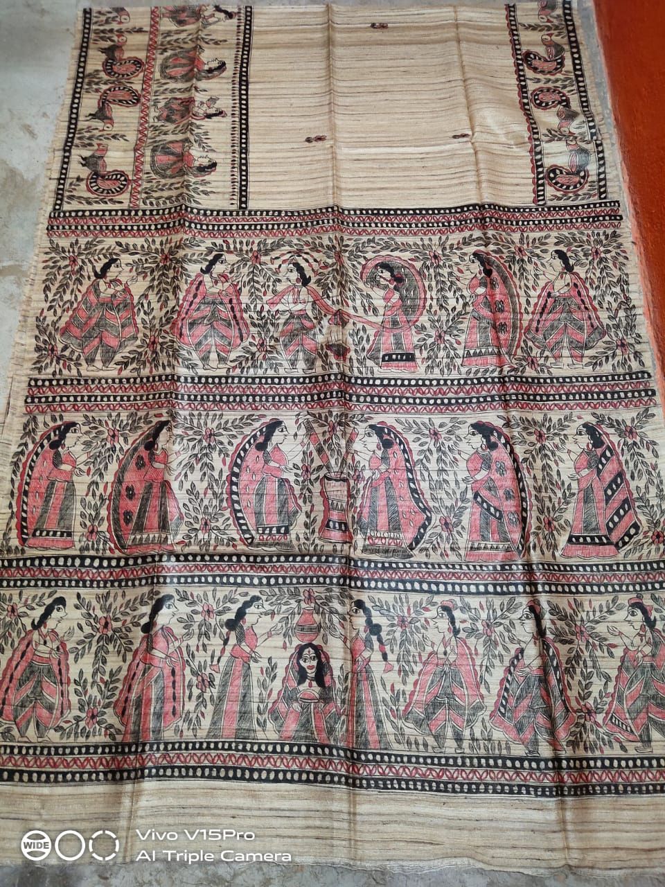 Tussar Ghicha Saree