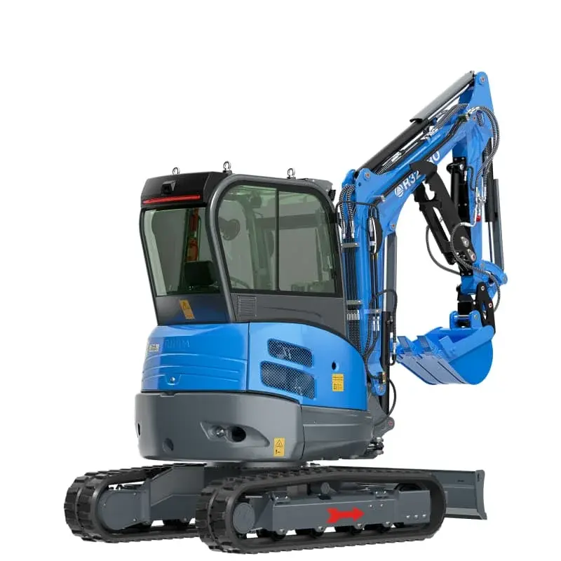 Thumbnail: RIPPA R32 Mini Excavator 3.2 Ton with Kubota Engine + 12 FREE Attachments