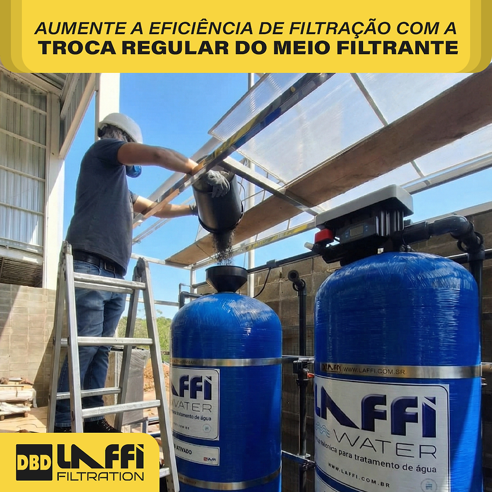 Aumente a Eficiência de Filtração com a Troca Regular do Meio Filtrante
