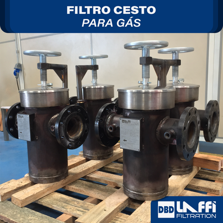 Filtro Cesto para Gás