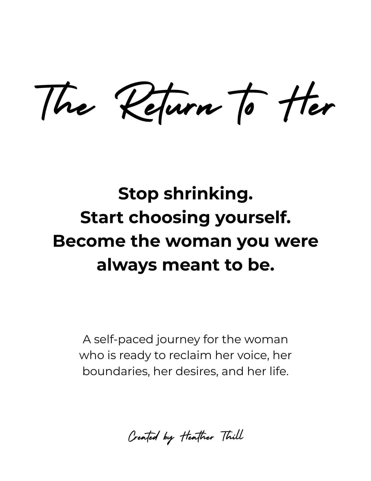 The Return To Her Guidebook