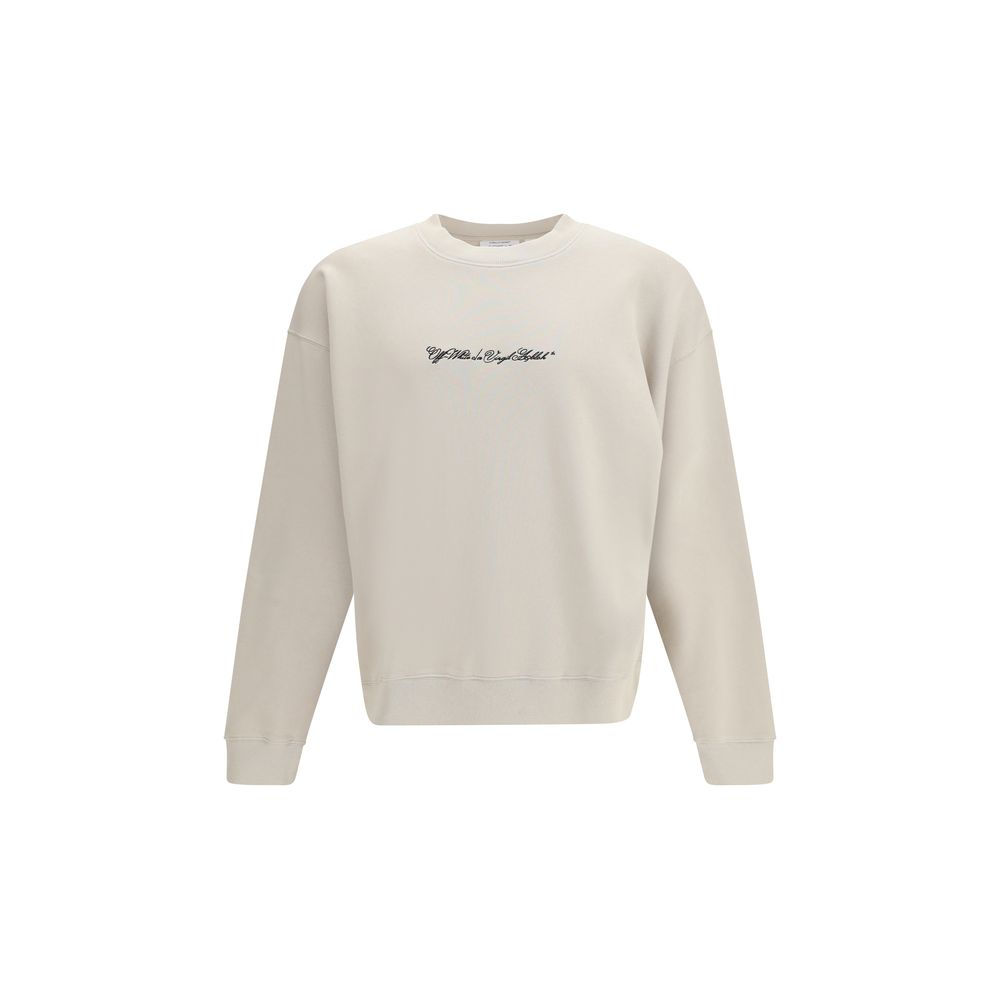 Beige Cotton Sweatshirt
