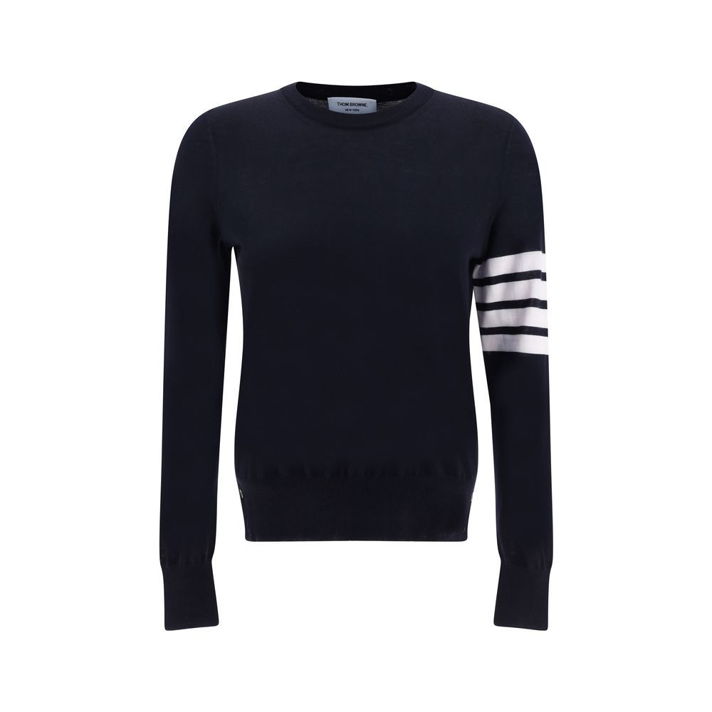 Blue Fleece Wool Sweatshirt