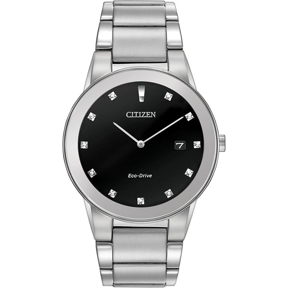 Gray Stainless Steel Dress Watch