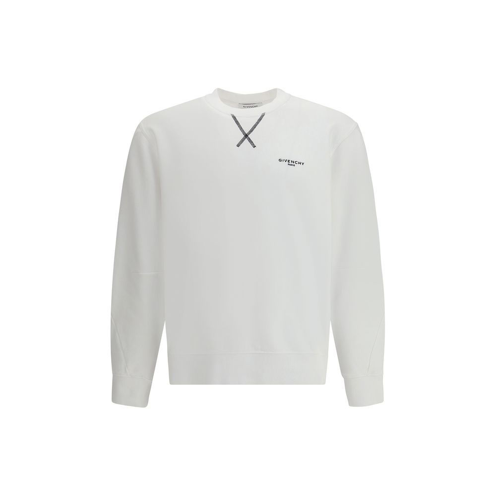 White Cotton Sweatshirt