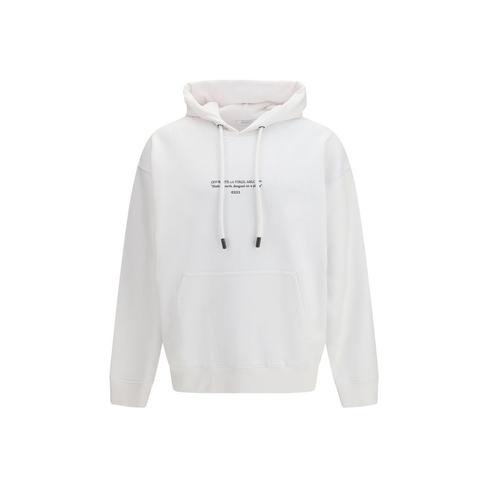 White Cotton Sweatshirt