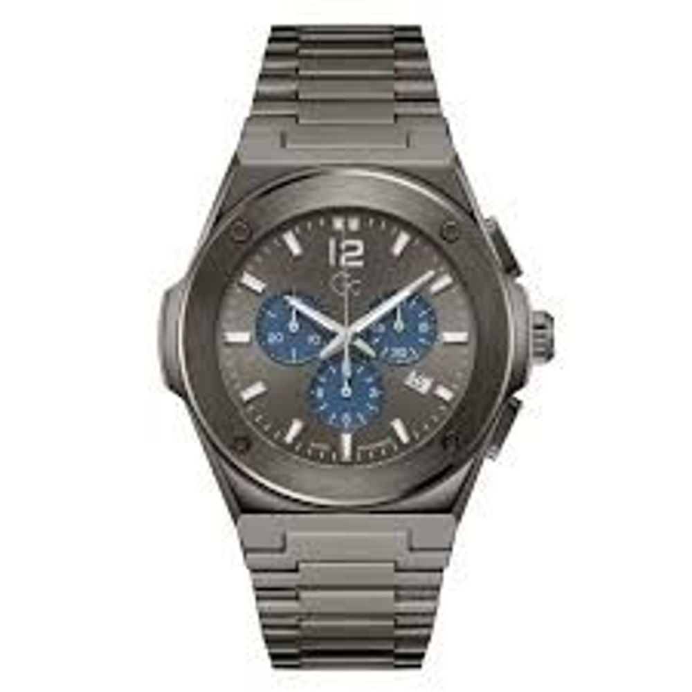 Gray Stainless Steel Dress Watch