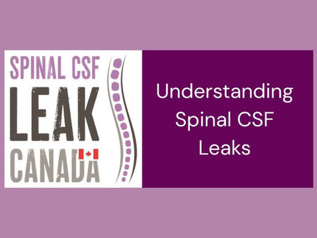 Understanding Spinal CSF Leaks