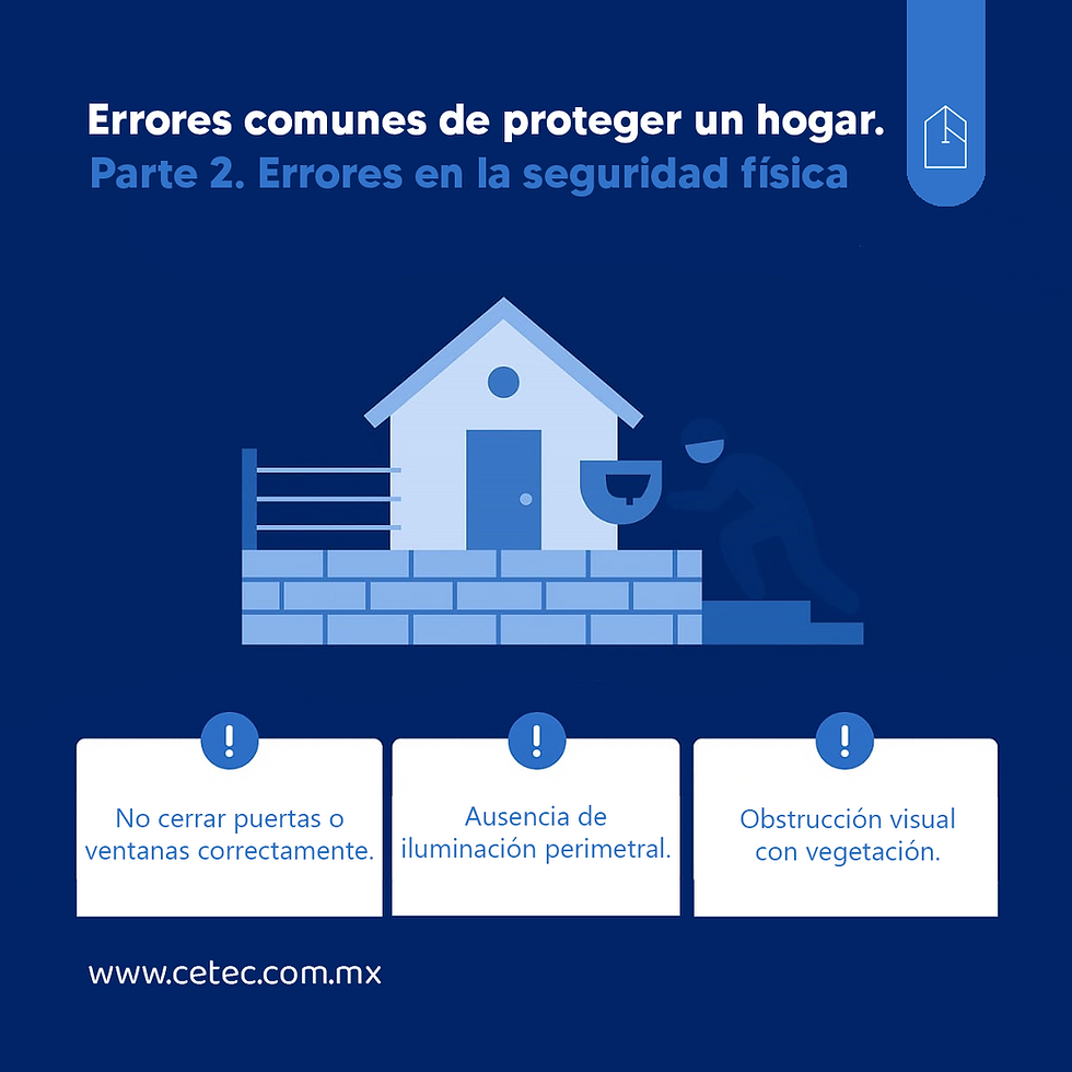 Errores al proteger tu hogar