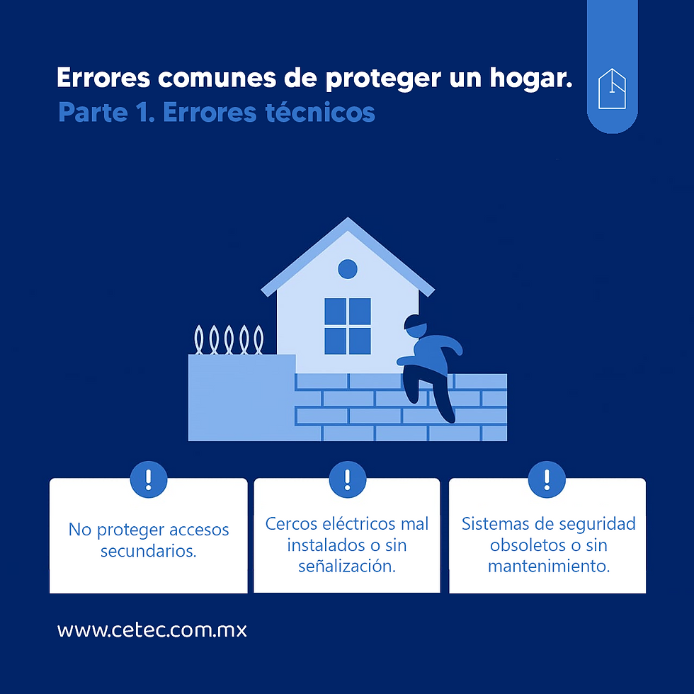 Errores al proteger tu hogar