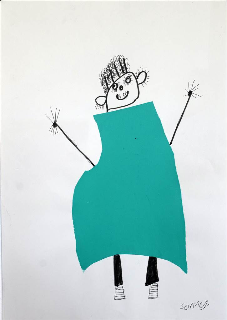 Sonny Perez - zeefdruk figuur