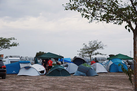 Reserves a punt per a la zona d’acampada