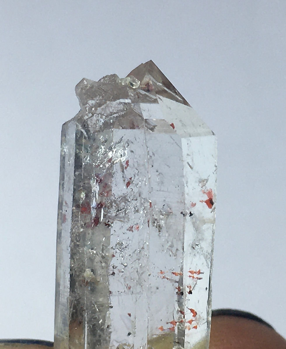 Thumbnail: Brandberg Quartz Harlequin Tantric Twin Double Terminated