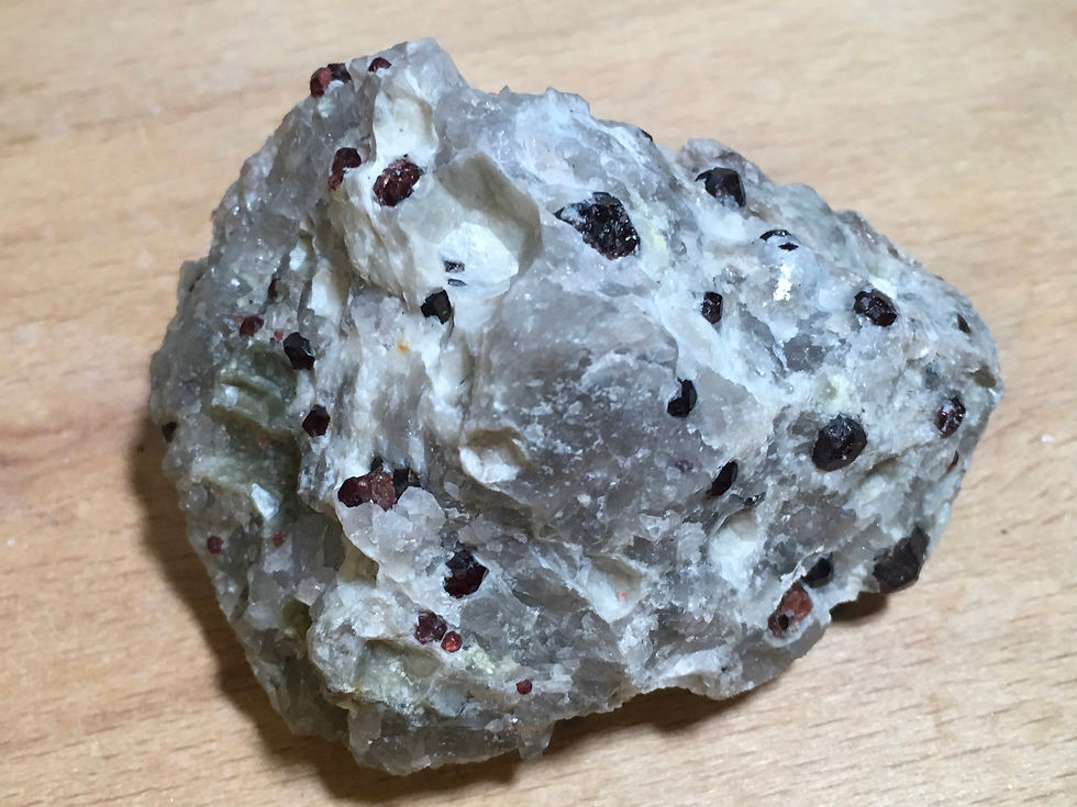 Thumbnail: Pyrope Garnet In Quartz