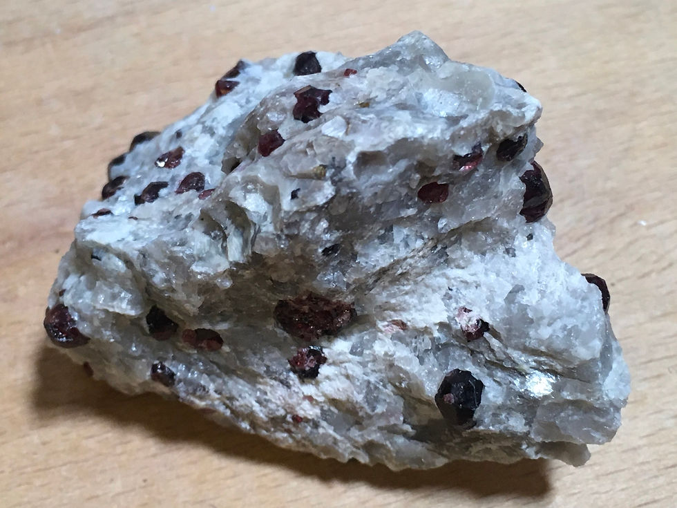Thumbnail: Pyrope Garnet In Quartz