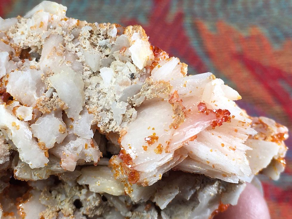 Thumbnail: Vanadanite On Baryte