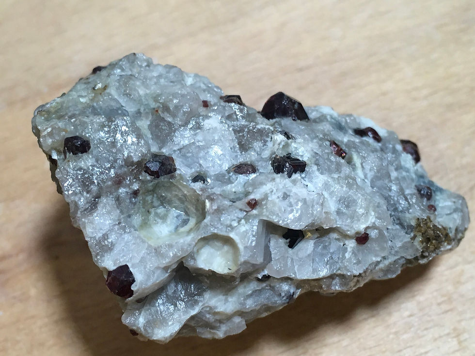 Thumbnail: Pyrope Garnet In Quartz
