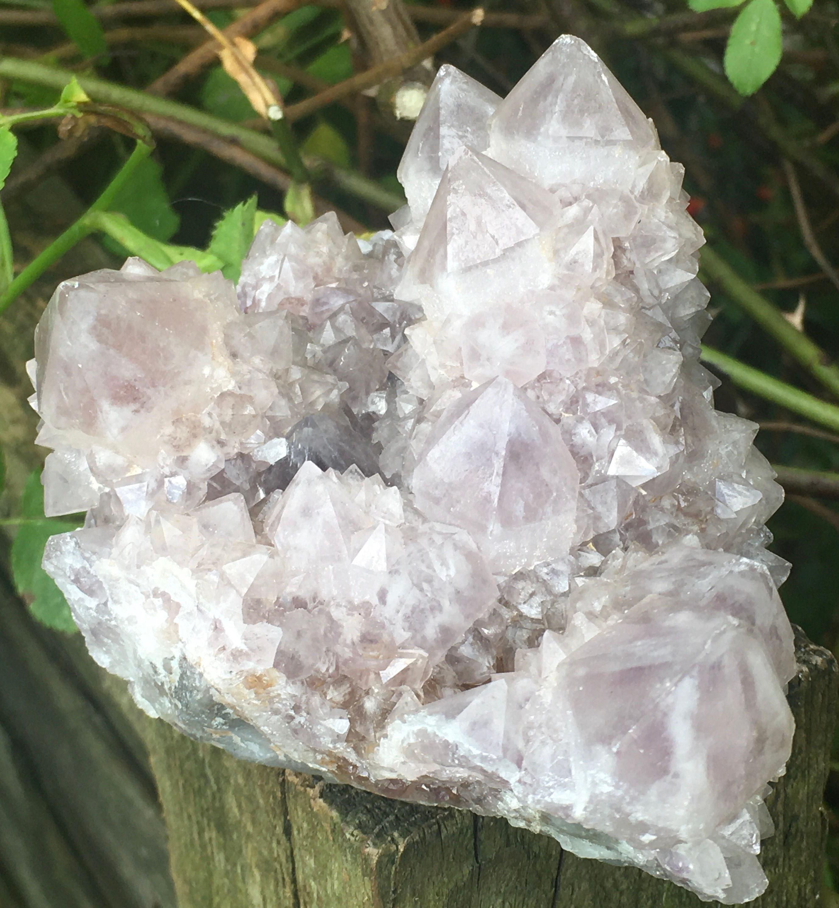 Lilac Amethyst Spirit Quartz Cluster 