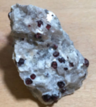Pyrope Garnet In Quartz