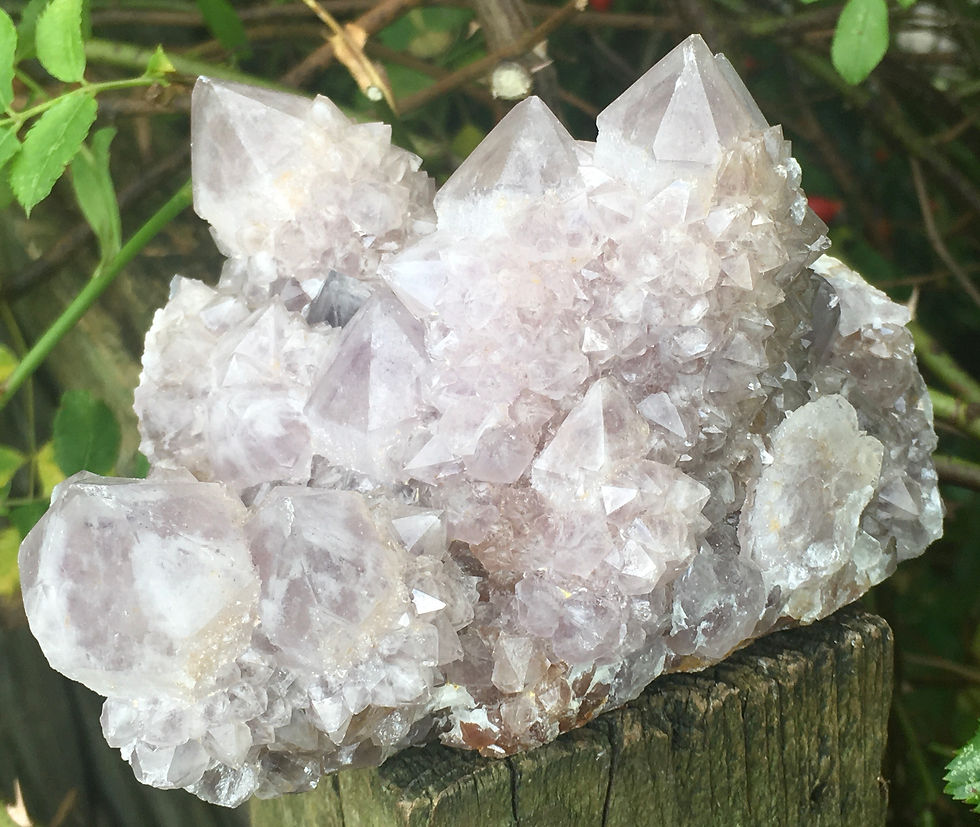 Thumbnail: Lilac Amethyst Spirit Quartz Cluster 