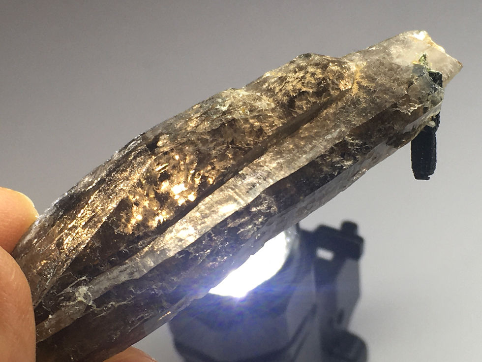 Thumbnail: Smokey Quartz With Aegirine