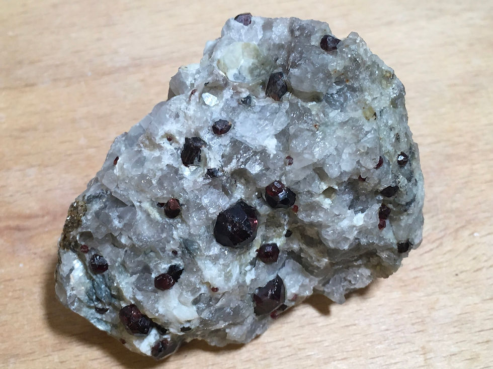 Thumbnail: Pyrope Garnet In Quartz