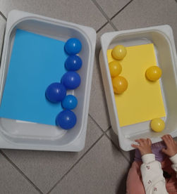 🔍 Esperienza di esplorazione cromatica e motricità integrata