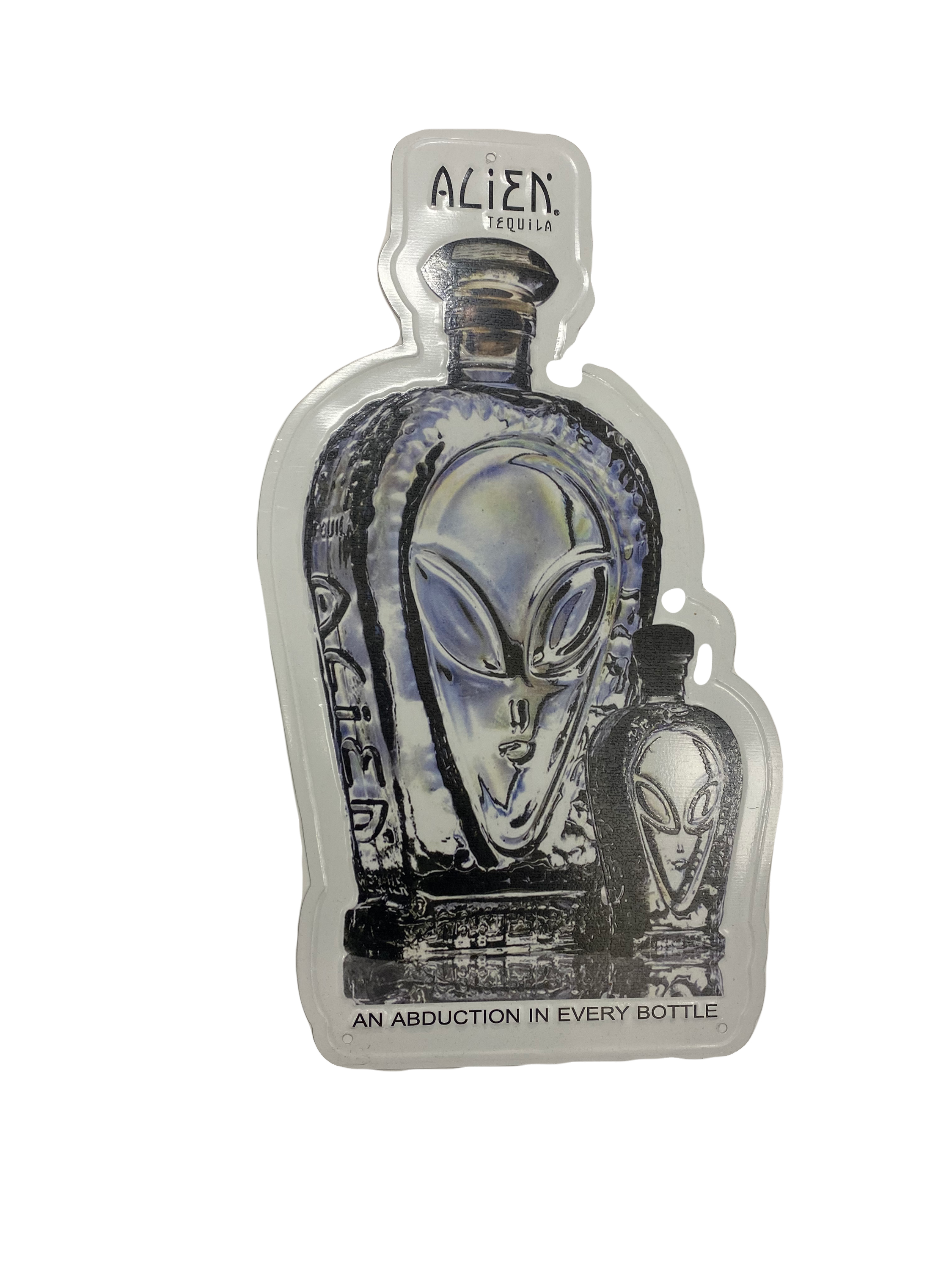 Alien Tequila Metal Sign
