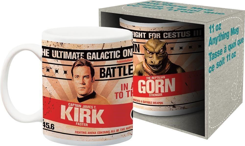Star Trek Kirk & Gorn Battle Boxed Mug