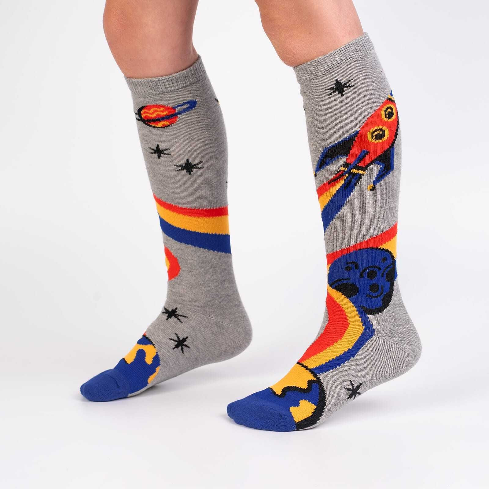 A Trip to the Moon Junior Knee Socks