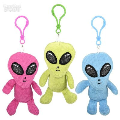 3" Galactic Alien Backpack Clip