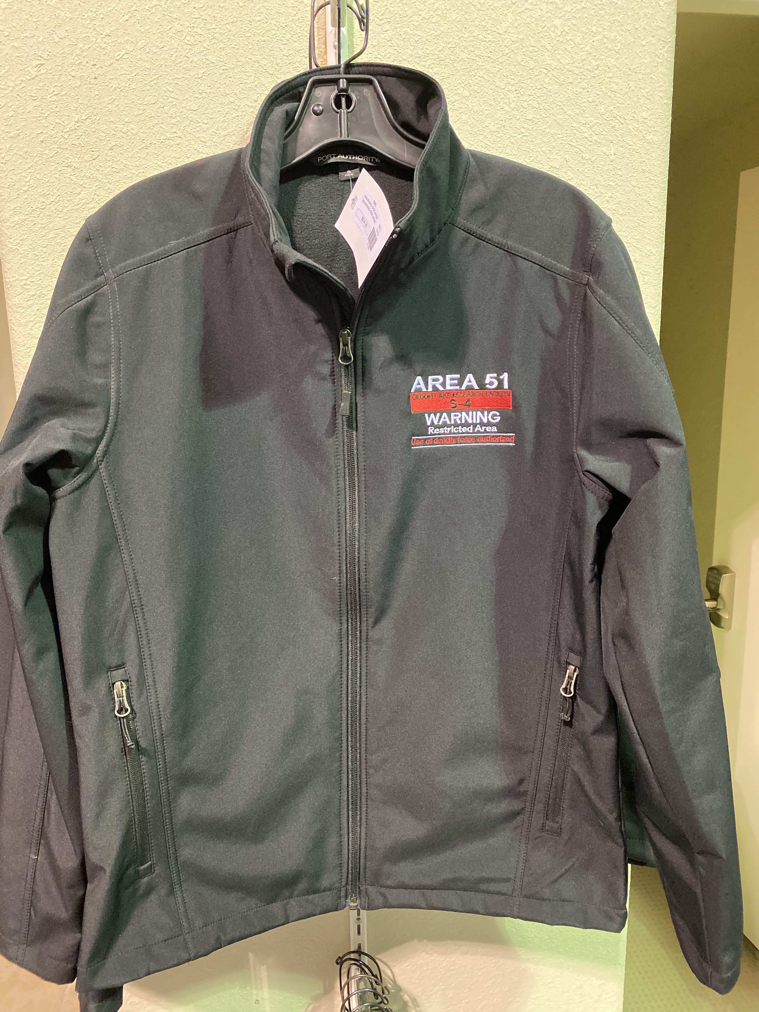 Area 51 Warning Sign Jacket