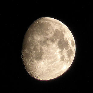 photographie créative ciel lune éclair lac Léman Joëlle Bertoncini