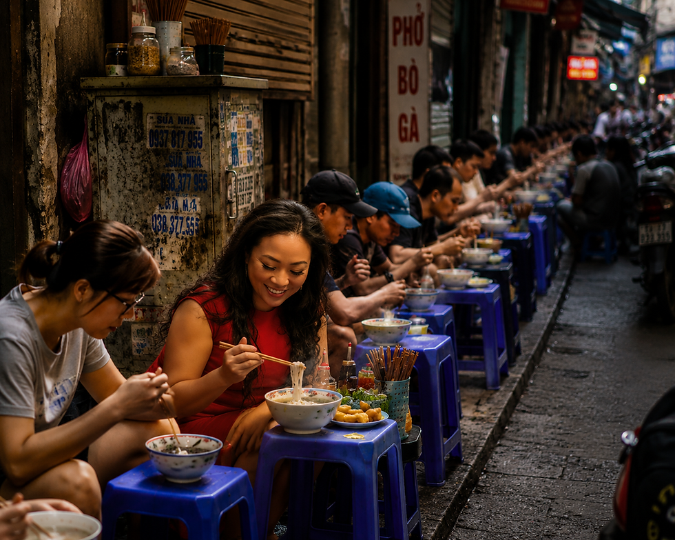Why are the plastic chairs in Vietnam so small?