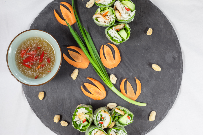 Arranged Food and Objects