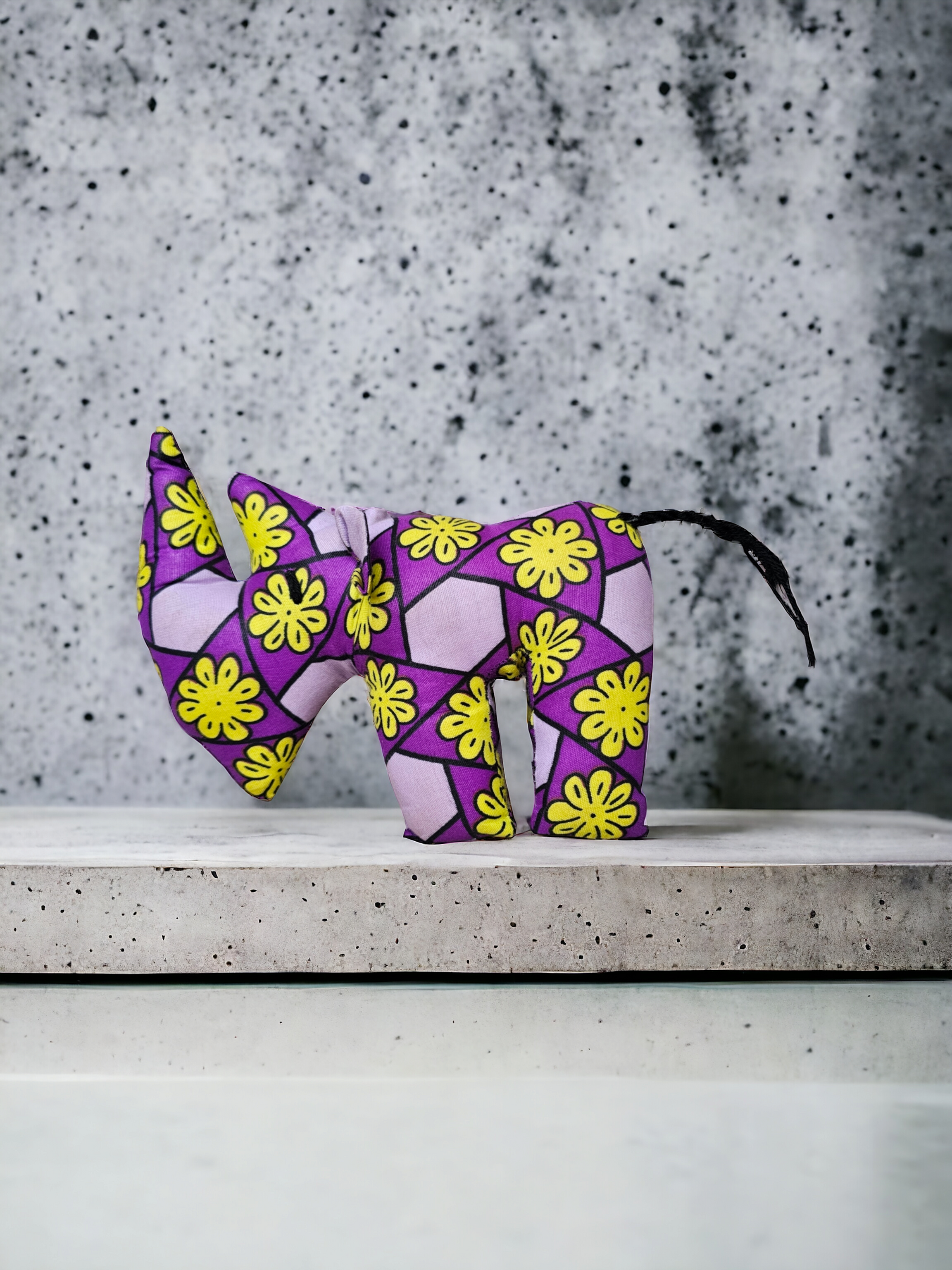 Handmade Stuffed Animal Toy - Rhino