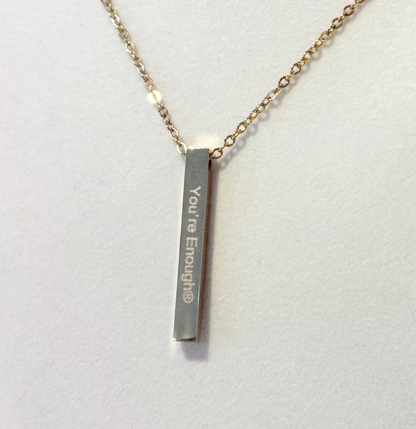 AFFIRMATION BAR NECKLACE