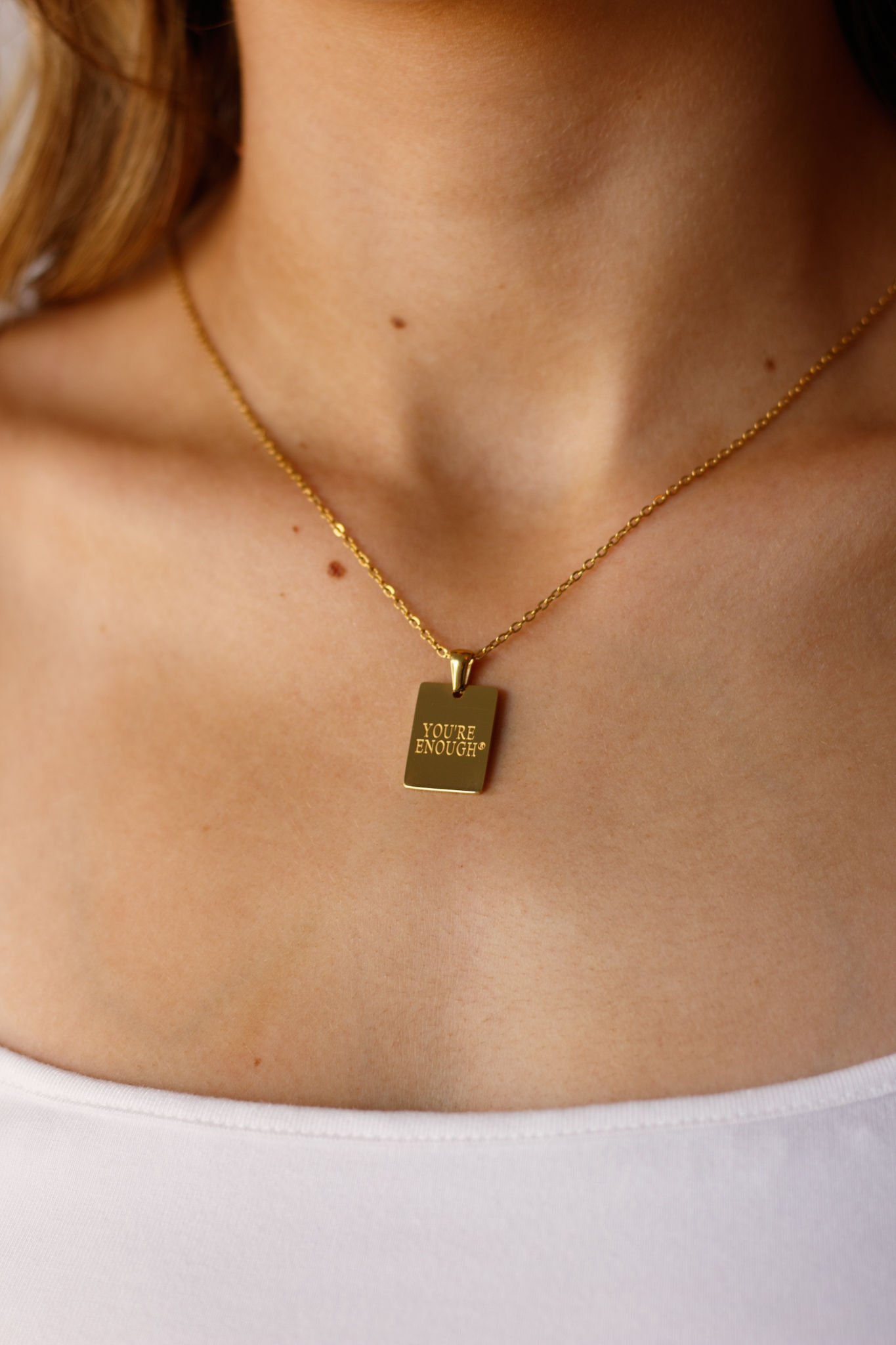 RE | NECKLACE | YOU'RE ENOUGH® PENDANT